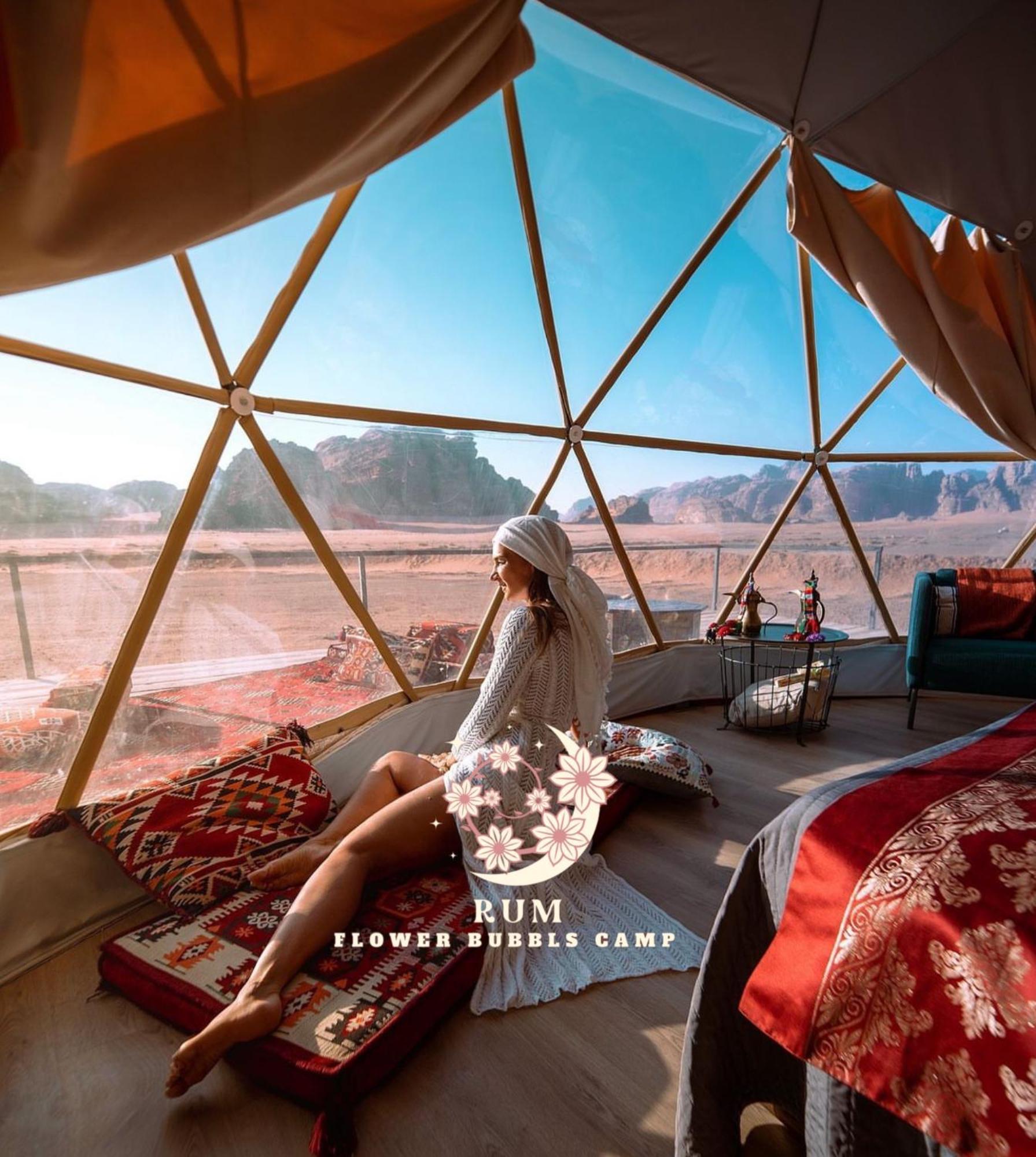 Rum Flower Bubbles Luxury Camp Ваді-Рам Екстер'єр фото